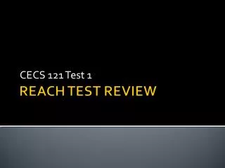 CECS 121 Test 1