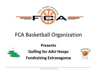 FCA Basketball Organization