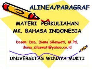 alinea paragraf