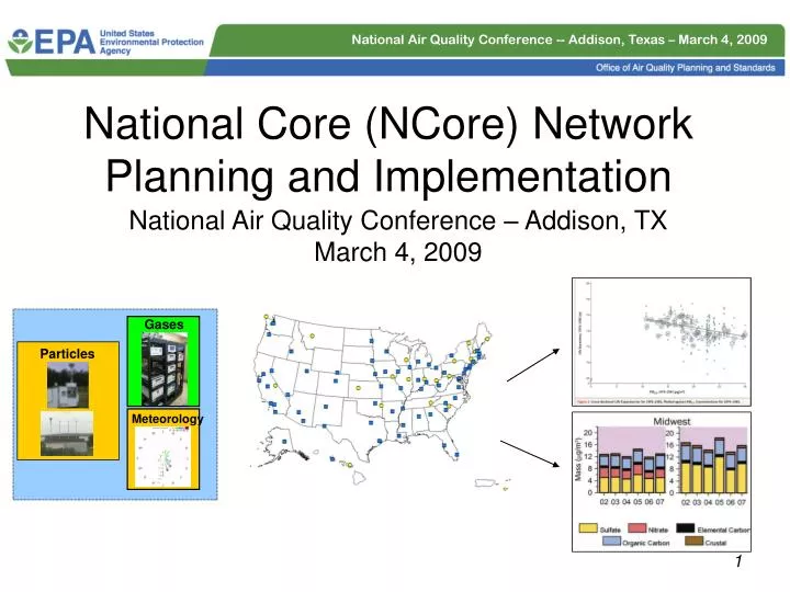 national core ncore network planning and implementation