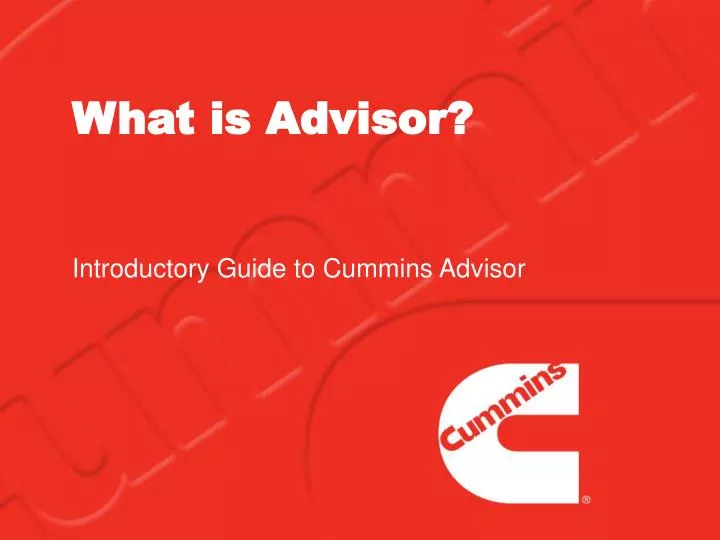 what is advisor