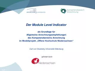 der module level indicator