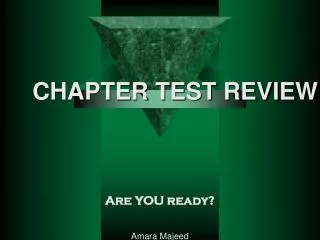 Are YOU ready? Amara Majeed