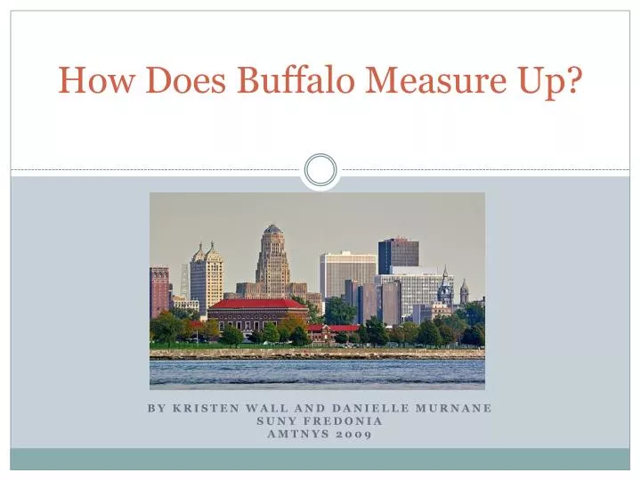how does buffalo measure up