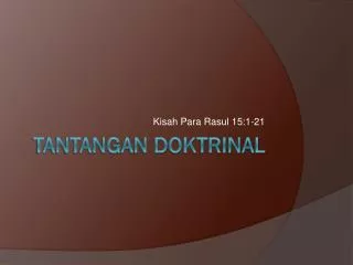kisah para rasul 15 1 21