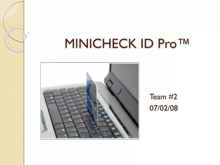 minicheck id pro