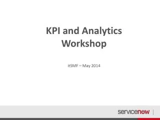 KPI and Analytics Workshop