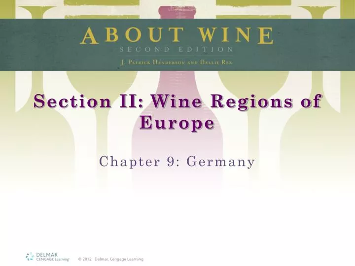 section ii wine regions of europe
