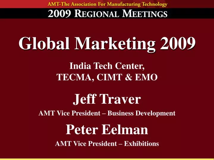 global marketing 2009