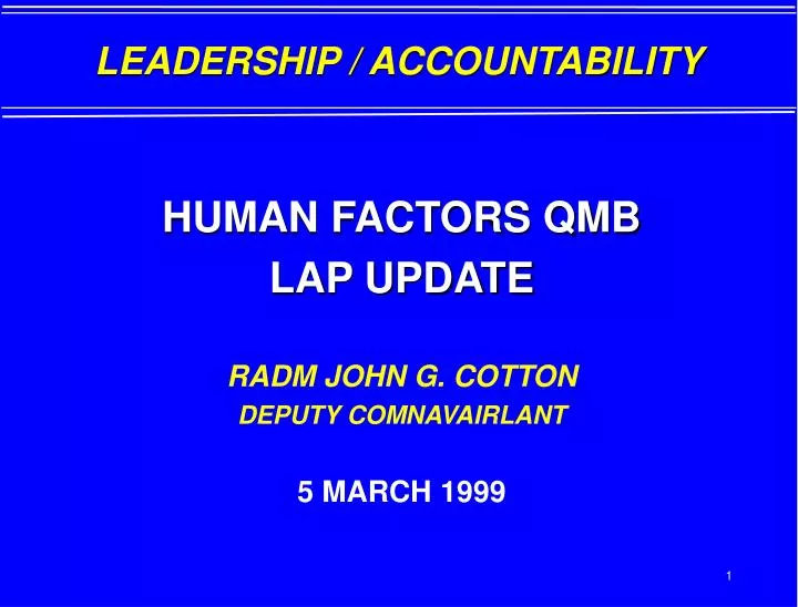leadership accountability