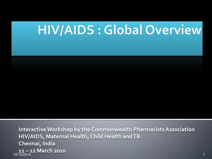 hiv aids global overview