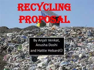 Recycling Proposal