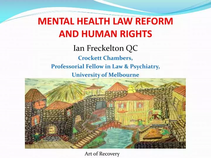 mental health law reform and human rights