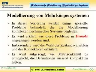 modellierung von mehrk rpersystemen