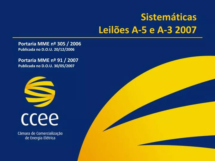 sistem ticas leil es a 5 e a 3 2007