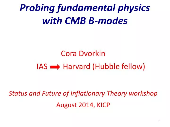 probing fundamental physics with cmb b modes