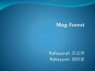 Mug-Forest R96944046 ??? R96944001 ???