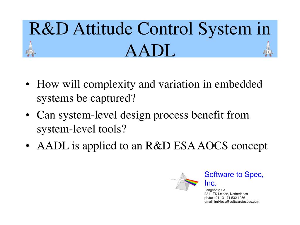 PPT - R&D Attitude Control System in AADL PowerPoint Presentation - ID ...