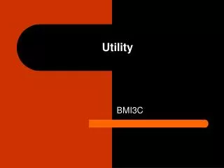 utility