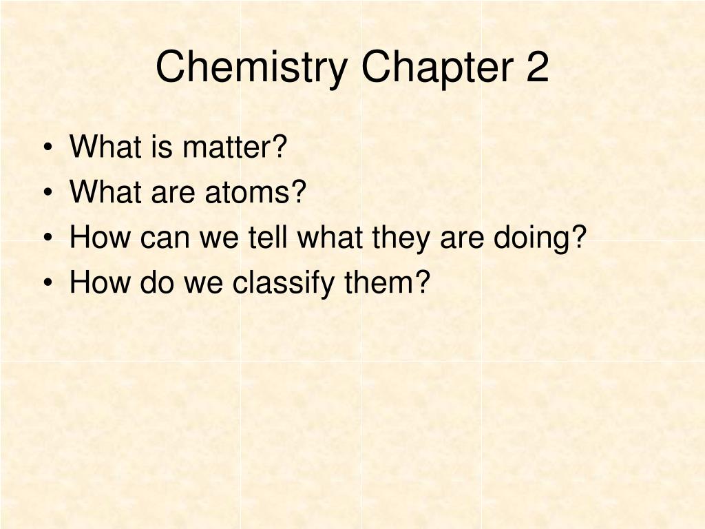 PPT - Exploring Matter and Atoms: Understanding Chemistry PowerPoint ...