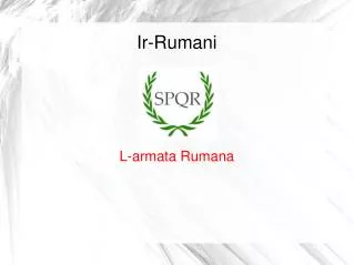 l armata rumana