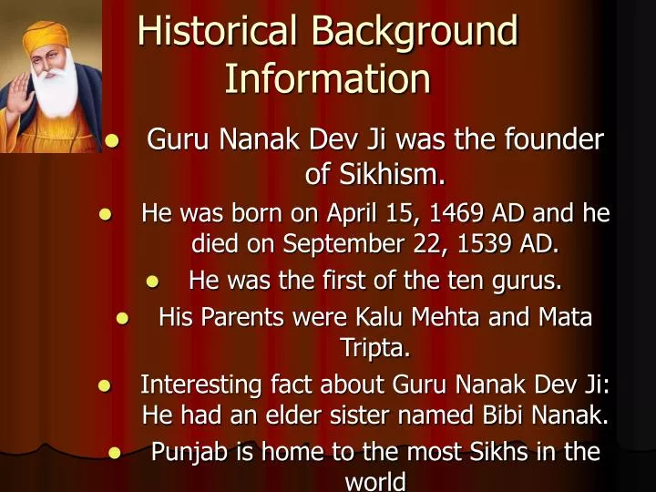 historical background information