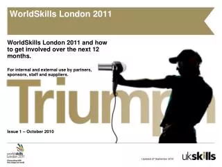 WorldSkills London 2011