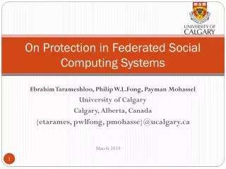 On Protection in Federated Social Computing Systems