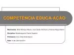 COMPETÊNCIA EDUCA-AÇÃO - slide 1