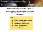 The Goddard Center for Astrobiology – Theme IV - slide 1