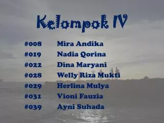 kelompok iv
