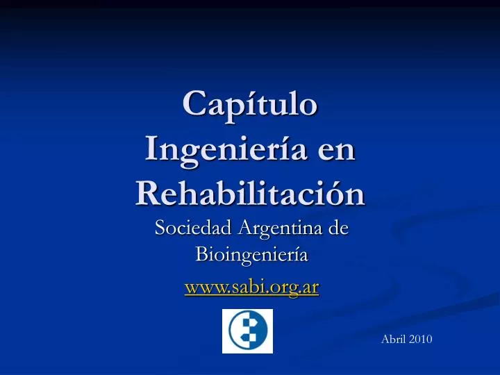 cap tulo ingenier a en rehabilitaci n