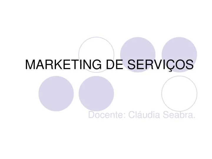 marketing de servi os