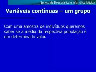 vari veis cont nuas um grupo