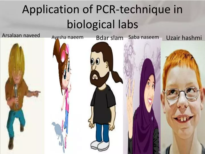application of pcr technique in biological labs