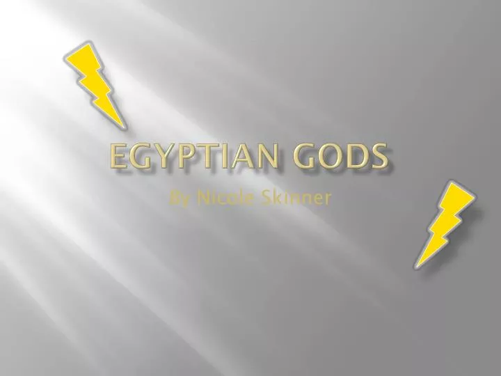 egyptian gods