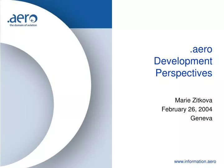 aero development perspectives