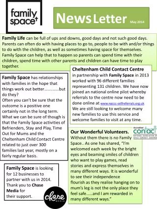 News Letter May 2014