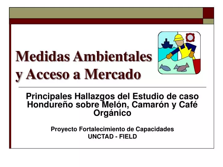 medidas ambientales y acceso a mercado