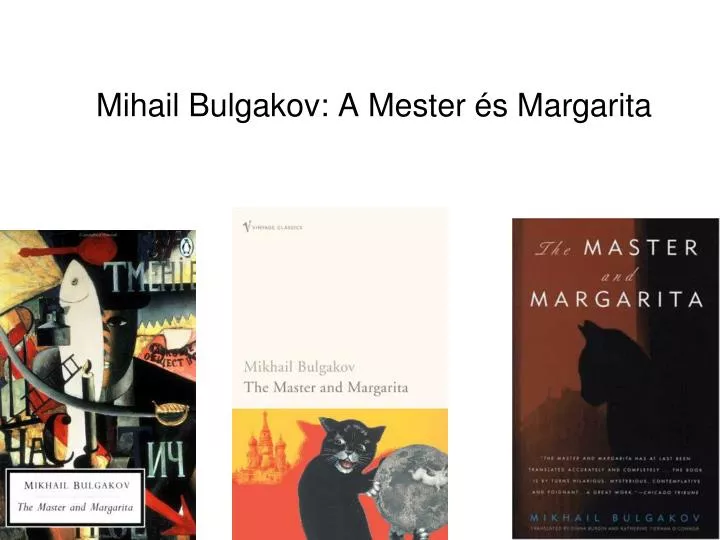 mihail bulgakov a mester s margarita