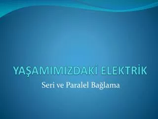 ya amimizdak elektr k