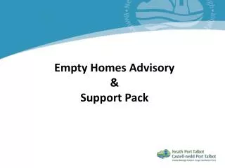 Empty Homes Advisory &amp; Support Pack