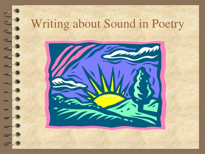 writing about sound in poetry
