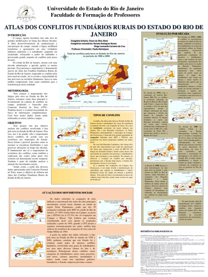 atlas dos conflitos fundi rios rurais do estado do rio de janeiro