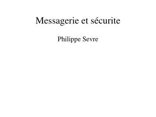 philippe sevre