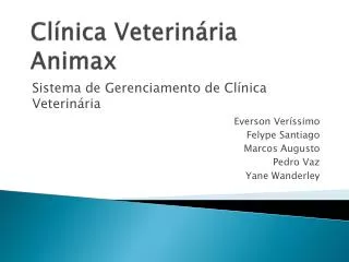 cl nica veterin ria animax