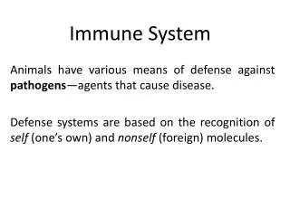 immune system