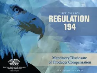 Regulation 194: Producer Compensation Transparency