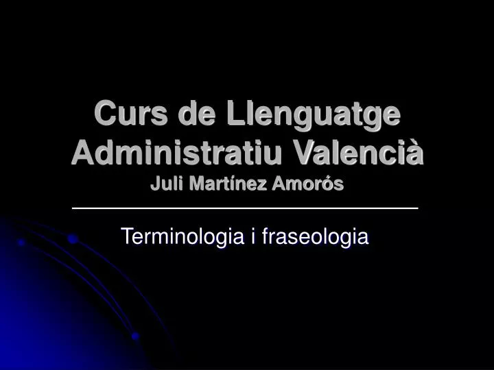 curs de llenguatge administratiu valenci juli mart nez amor s