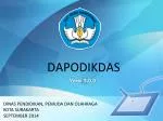 DAPODIK DAS - slide 1